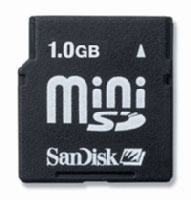 Sandisk Mini-SD 1024mb (SDSDM-1024-E10M) Sandisk Mini-SD 1024mb (SDSDM-1024-E10M)